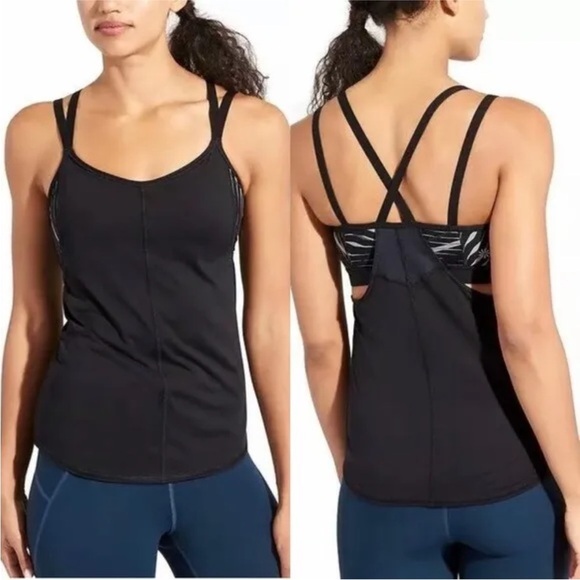 ATHLETA Waves Stealth Support Tank Top Shelf - Picture 1 of 10